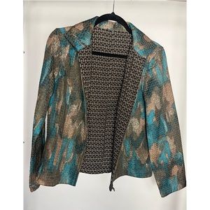 Multicolor Reversible Blazer